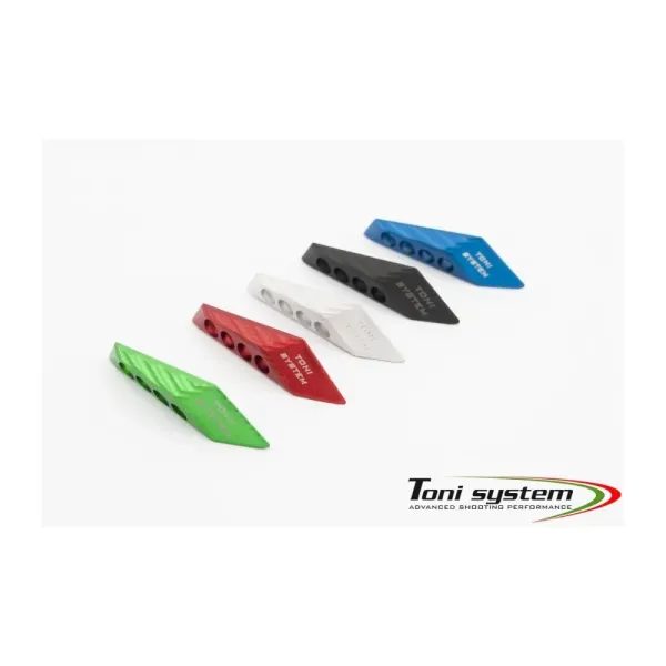 TONI SYSTEM AD3DSXSTI Repose-doigt 3D, Côté gauche, Tireur main droite, pour STI, ARGENT