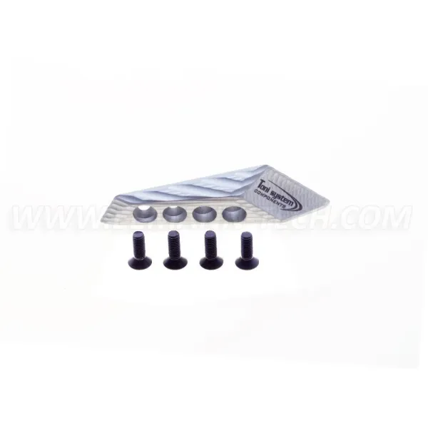 TONI SYSTEM AD3DSXSTI Repose-doigt 3D, Côté gauche, Tireur main droite, pour STI, ARGENT