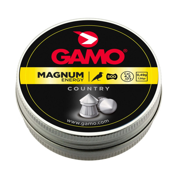Plombs Gamo Magnum Energy cal. 4.5 mm  Chez DEVILLE ARMORY. Votre armurerie en ligne.