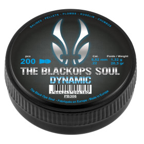 Plombs The Black Ops Soul DYNAMIC Cal. 5,5 mm  Chez DEVILLE ARMORY. Votre armurerie en ligne.