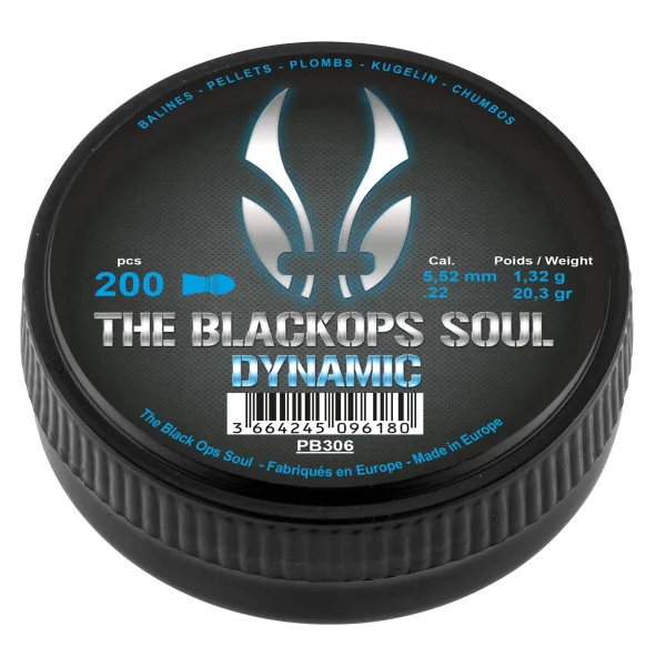 BO Manufacture Arms Plombs The Noir Ops Soul DYNAMIC Cal. 5,5 mm