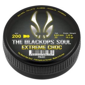 Plombs The Black Ops Soul EXTREM CHOC Cal. 5,5 mm  Chez DEVILLE ARMORY. Votre armurerie en ligne.