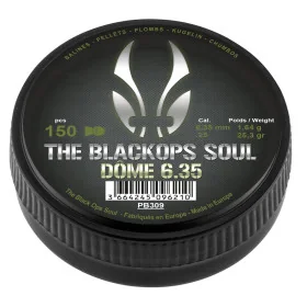 Plombs The Black Ops Soul DOME 6.35mm (Cal .25)