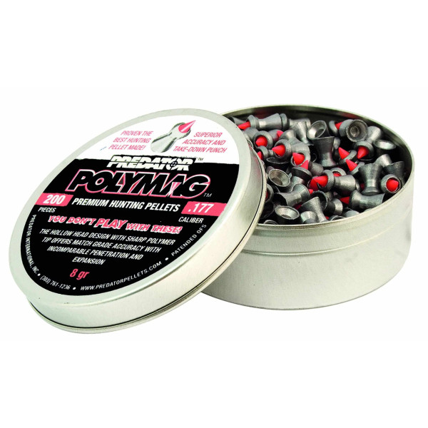 Plombs Prédator à tête pointue cal. 4,5 mm  Chez DEVILLE ARMORY. Votre armurerie en ligne.