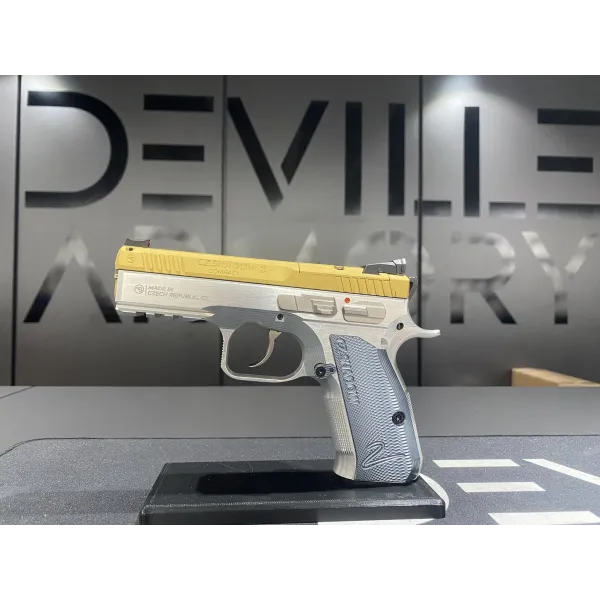 Pistolet CZ 75 Shadow 2 Compact Industrial Alloy gold 9x19