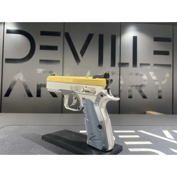 Pistolet CZ 75 Shadow 2 Compact Industrial Alloy gold 9x19