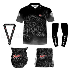 DED Ensemble de vêtements de sport Team Glock Black Theme, taille : XL, nom personnalisé : sans nom  Chez DEVILLE ARMORY. Votre 
