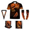 DED Ensemble de vêtements de sport CZ Shadow 2 Orange Theme, taille : L, nom personnalisé : sans nom  Chez DEVILLE ARMORY. Votre