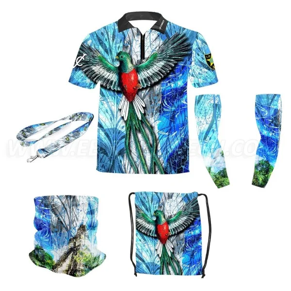 DED Ensemble Sportswear IPSC Guatemala Theme, size: M, Personnalisé Name: No Name