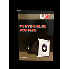 PORTE CIBLE UX 14X14 CONIQUE  Chez DEVILLE ARMORY. Votre armurerie en ligne.
