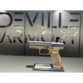 Pistolet CANIK PACK PREMIUM METE SFT 9X19  Chez DEVILLE ARMORY. Votre armurerie en ligne.