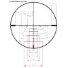 LUNETTE KONUS KONUSPRO 550 3-9X40 A.O. RET BALISTIQUE 550 LUMINEUX ROUGE-BLEU