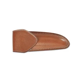 Etui Cuir moulé doublé marron 24