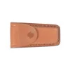 Etui Cuir moulé doublé marron clair