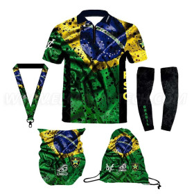 Ensemble de vêtements de sport DED Thème IPSC Brasil, taille : 5XL, nom personnalisé : sans nom  Chez DEVILLE ARMORY. Votre armu