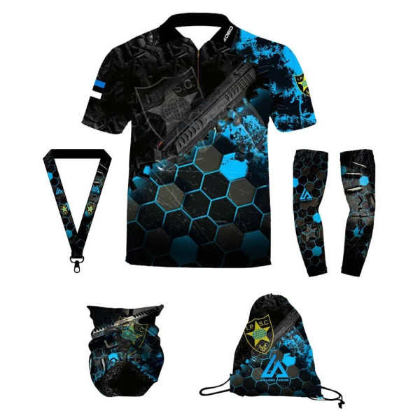 Ensemble de vêtements de sport DED ALIEN IPSC, taille : XL, nom personnalisé : sans nom  Chez DEVILLE ARMORY. Votre armurerie en
