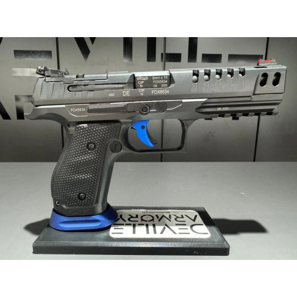 Pistolet WALTHER Q5 MATCH SF CHAMPION 9X19  Chez DEVILLE ARMORY. Votre armurerie en ligne.