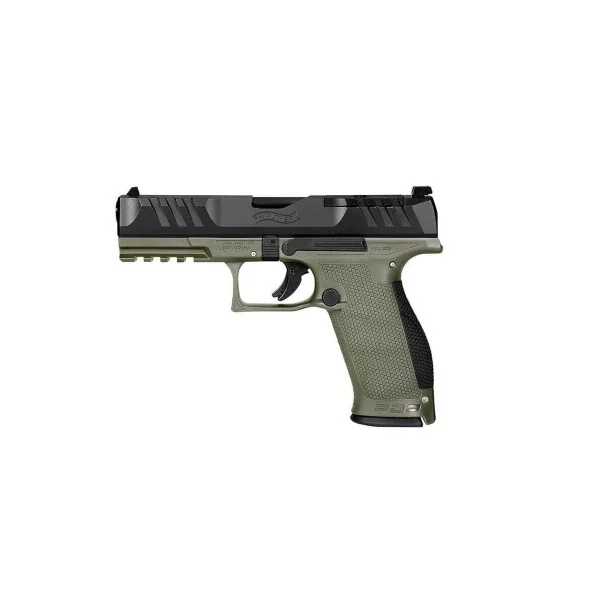 Pistolet PDP FULL SIZE WALTHER 4,5'' CAL 9X19, 18 COUPS - OD GREEN