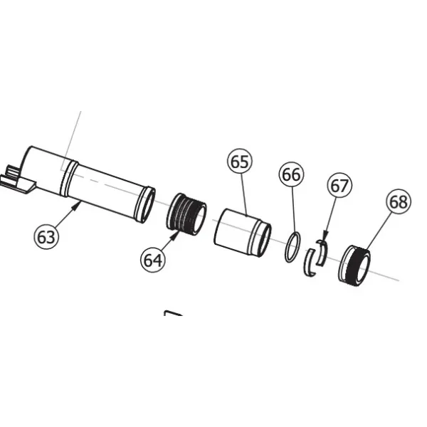 DeryaMK-12/66 O ring emprunt de gaz