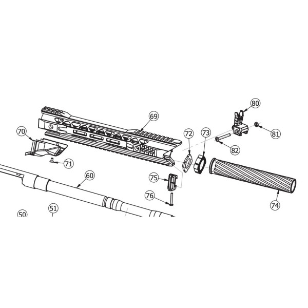 DeryaMK-12/71 HandguardRetain.Screw  Chez DEVILLE ARMORY. Votre armurerie en ligne.