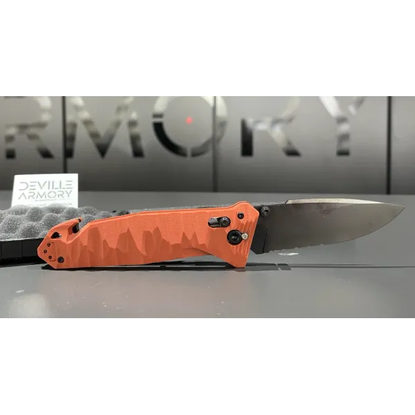 TB Outdoor NEW CAC S200 SERRATION G10 TOXIFIÉ CORAIL