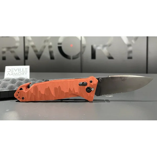 TB Outdoor NEW CAC S200 SERRATION G10 TOXIFIÉ CORAIL