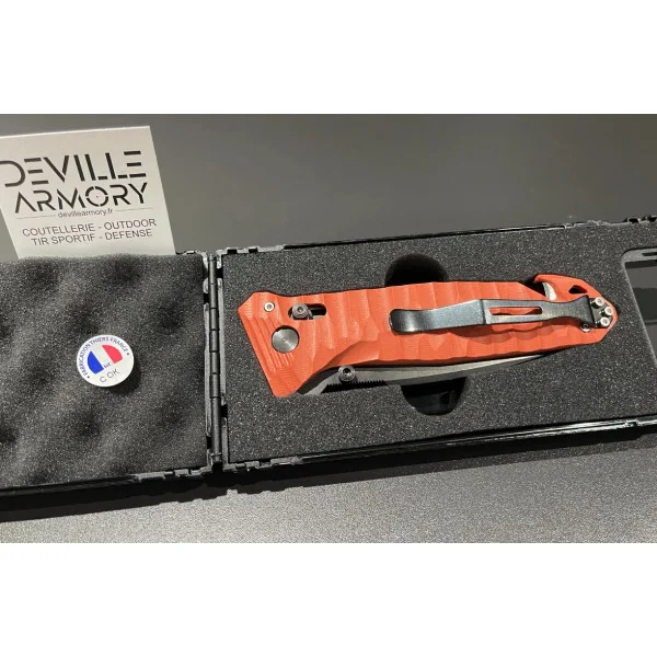 TB Outdoor NEW CAC S200 SERRATION G10 TOXIFIÉ CORAIL