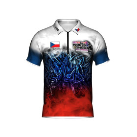 DED République tchèque PCCMR Worldshoot 2025 T-shirt officiel, taille : XS, nom personnalisé : sans nom, type de vêtements : rég