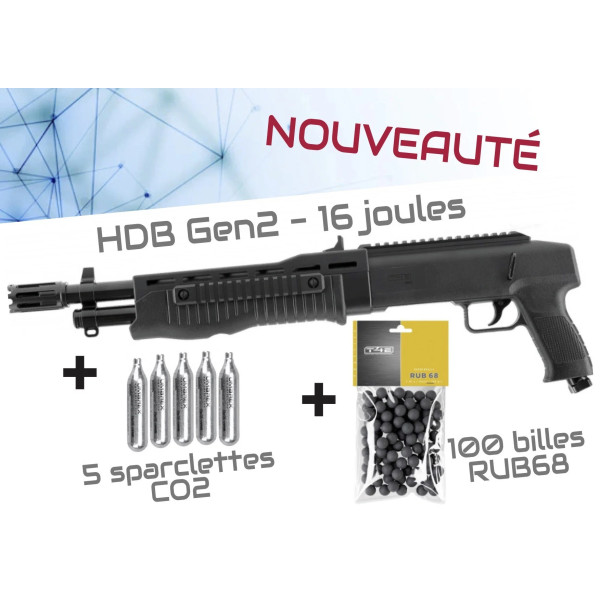 Pack T4E TB68 16J Gen2 CO2 UMAREX  Chez DEVILLE ARMORY. Votre armurerie en ligne.