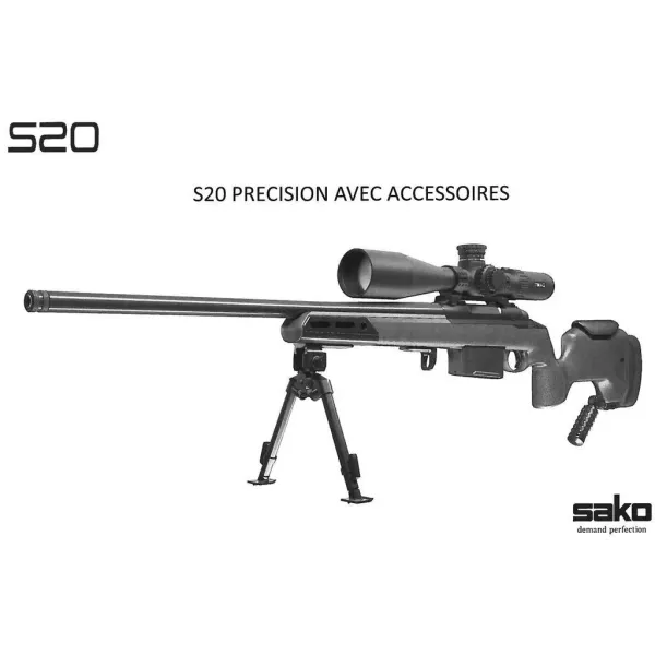 SAKO S20 PRECISION cerakote .308 WIN 24''