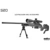 SAKO S20 PRECISION cerakote .308 WIN 24''  Chez DEVILLE ARMORY. Votre armurerie en ligne.
