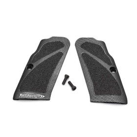 TONI SYSTEM GT3DL Poignées Longues - Grand Cadre pour Tanfoglio Stock II/III - Poignée X3D, ORANGE  Chez DEVILLE ARMORY. Votre a