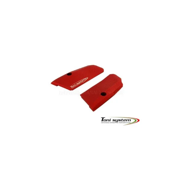 Toni System GTFS3DC X3D Grips Court pour Tanfoglio, Color: Argent