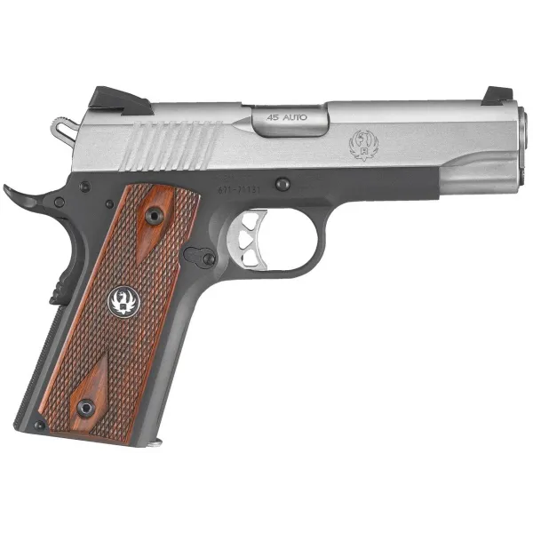 Pistolet RUGER SR1911 9MM Inox 9+1 4.25"