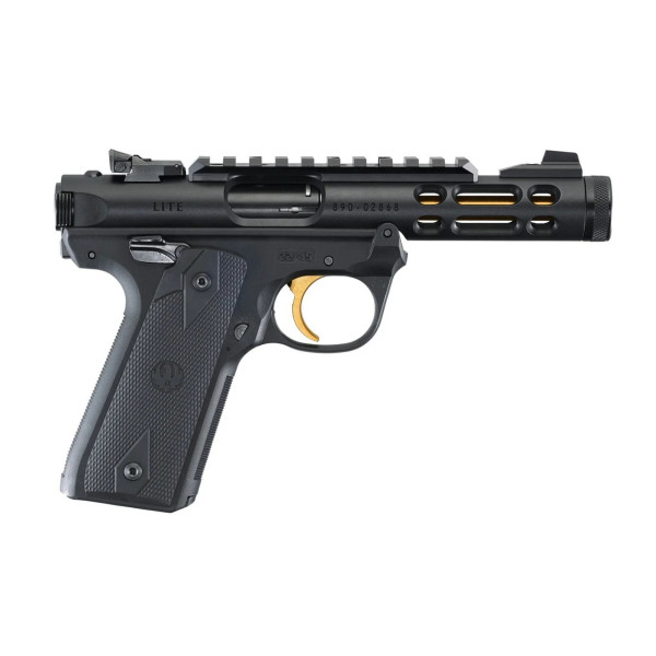 Pistolet RUGER MARK IV 22LR Fileté 1/2-28  Chez DEVILLE ARMORY. Votre armurerie en ligne.