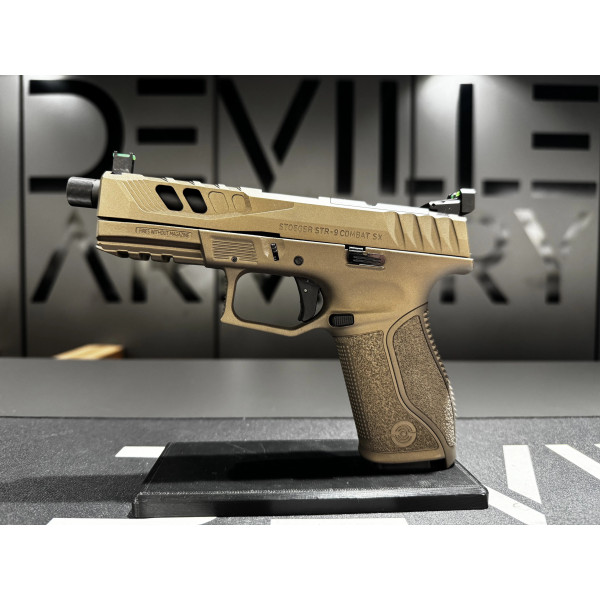 PISTOLET STR9 COMBAT SX BRONZE fileté 9X19 optic ready  Chez DEVILLE ARMORY. Votre armurerie en ligne.