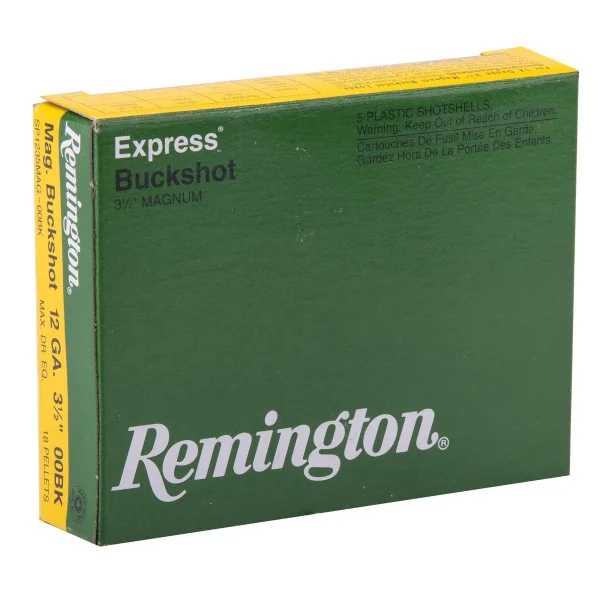 Cartouches Remington Suprême chevrotines Magnum - Cal. 12/76 ou 12/89