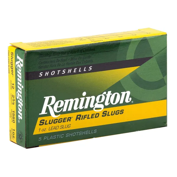 Cartouche Remington à balle slug - Cal. 12/70