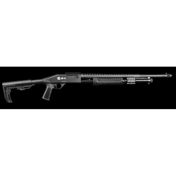 Fusil a pompe ROSSI SR-12 Tactical noir 12/76