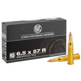  Cartouches RWS CAL 6,5 x 57R  Chez DEVILLE ARMORY. Votre armurerie en ligne.