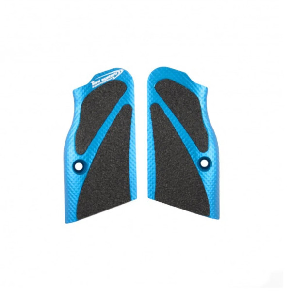 TONI SYSTEM DGTFS3DC Poignées 3D ultra courtes pour petit cadre Tanfoglio, ARGENT  Chez DEVILLE ARMORY. Votre armurerie en ligne