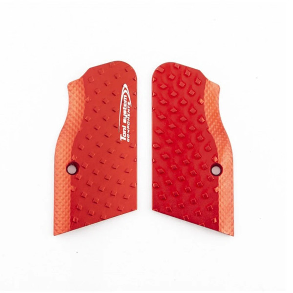 TONI SYSTEM DGTFSVC Poignées Vibram Ultra Courtes pour Petit Cadre Tanfoglio, NOIR  Chez DEVILLE ARMORY. Votre armurerie en lign