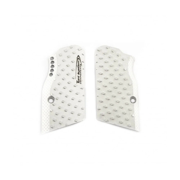 TONI SYSTEM GTSAIDPAC Poignées courtes pour briquet Vibram pour petit cadre Tanfoglio, BLEU  Chez DEVILLE ARMORY. Votre armureri