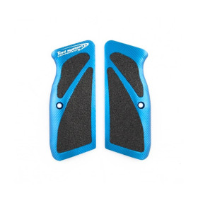 TONI SYSTEM GT213D Poignées longues 3D pour Tanfoglio P19L-P21L-T95F, BLEU  Chez DEVILLE ARMORY. Votre armurerie en ligne.