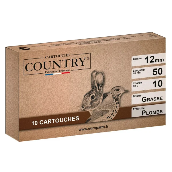 Cartouches Country - Cal 12 mm