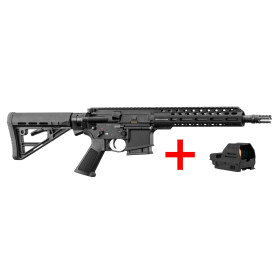 Pack Schmeisser AR15 S4F M-LOK 10.5'' 223 Rem + Point rouge Falke  Chez DEVILLE ARMORY. Votre armurerie en ligne.