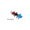 TONI SYSTEM Montage Point Rouge Micro AMDGL pour Glock Gen 5 - Orange