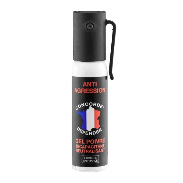 Concorde Defender Aérosol GEL POIVRE ANTI-AGRESSION - 25 ml