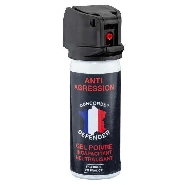 Aérosol GEL POIVRE ANTI-AGRESSION - 50 ml  Chez DEVILLE ARMORY. Votre armurerie en ligne.