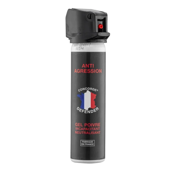 Concorde Defender Aérosol GEL POIVRE ANTI-AGRESSION - 75 ml